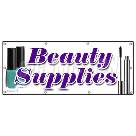 BEAUTY SUPPLIES BANNER SIGN Professional Hair Care Wholesale Public